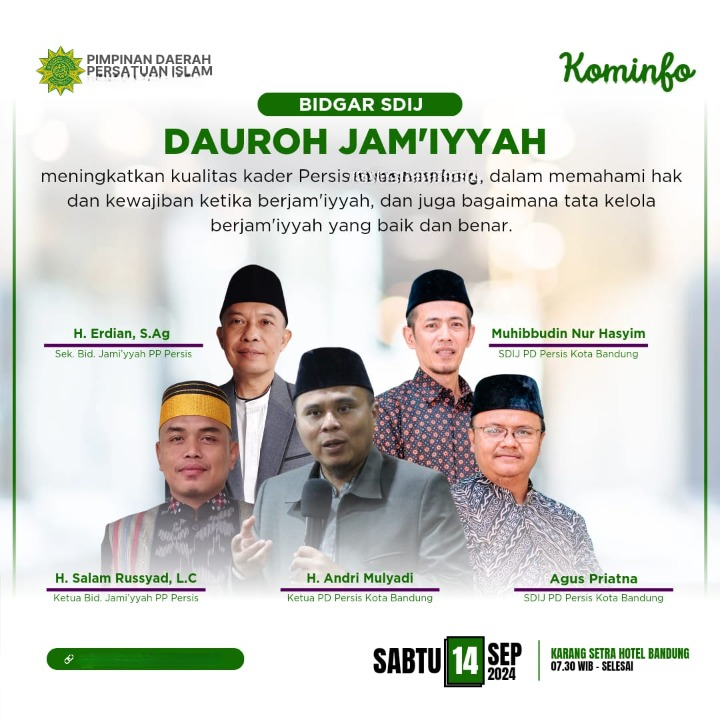 Dauroh Jamiyyah SDIJ PD PERSIS Provinsi Banten